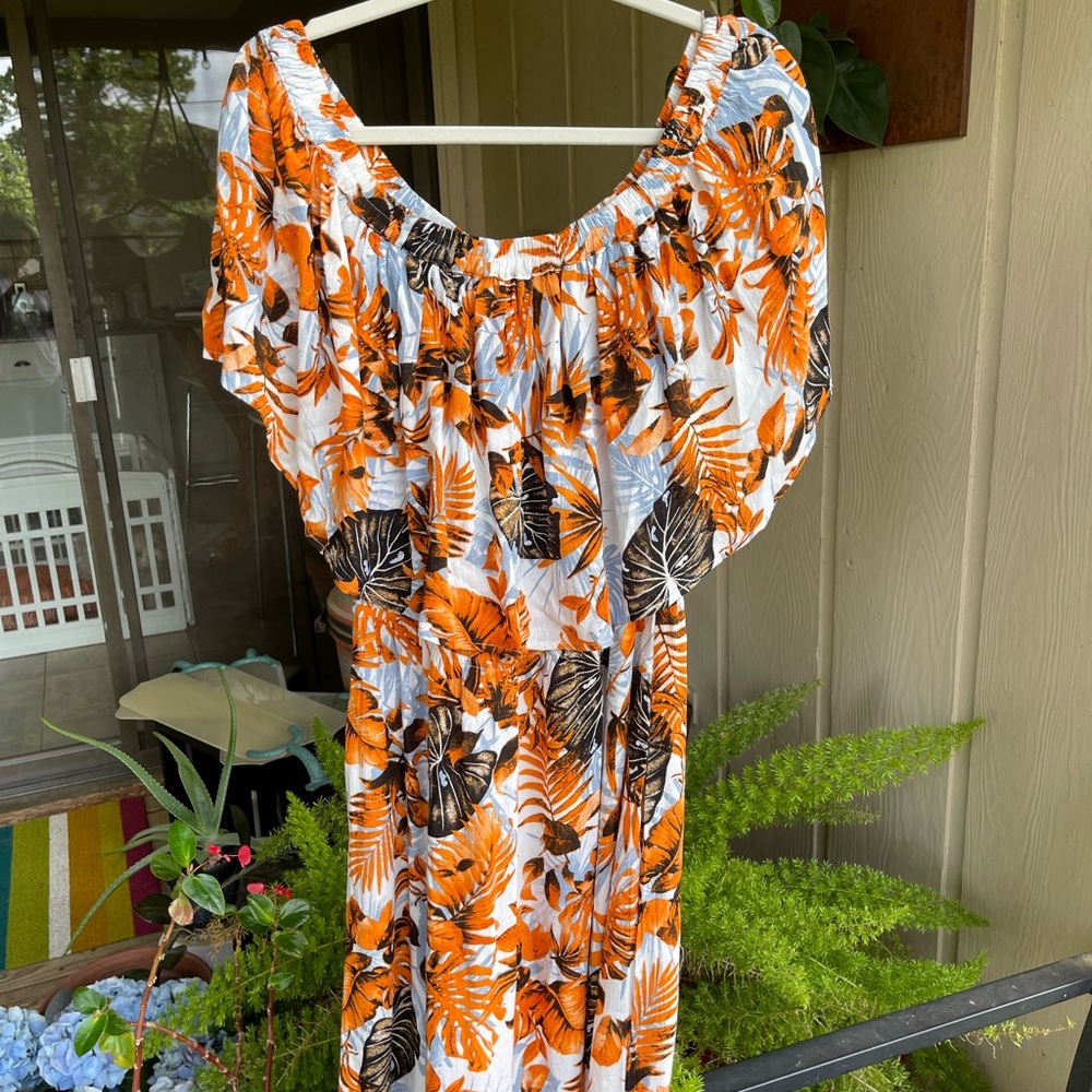 Off the shoulder dress